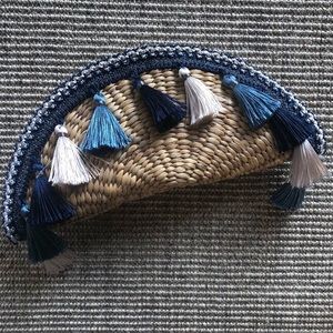 Summer clutch with tassels, new